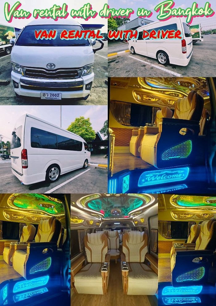 van rental with driver in bangkok